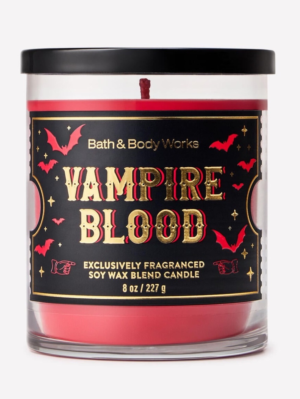 🩸 Bath & Body Works White Barn Vampire Blood Single Wick Candle 🦇✨